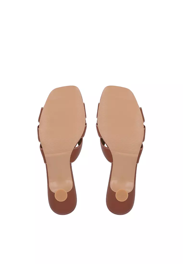 Camel Noelle Heeled Sandals
