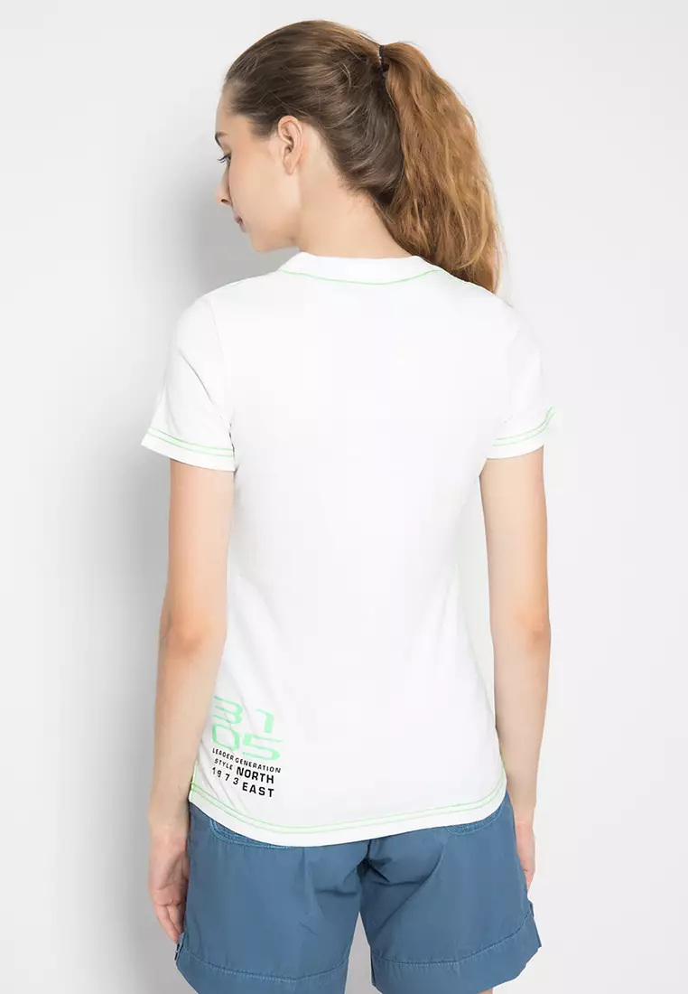 LGS - Kaos Wanita - Lengan Pendek - Warna Putih - LLTS.555.T681M.019.7C