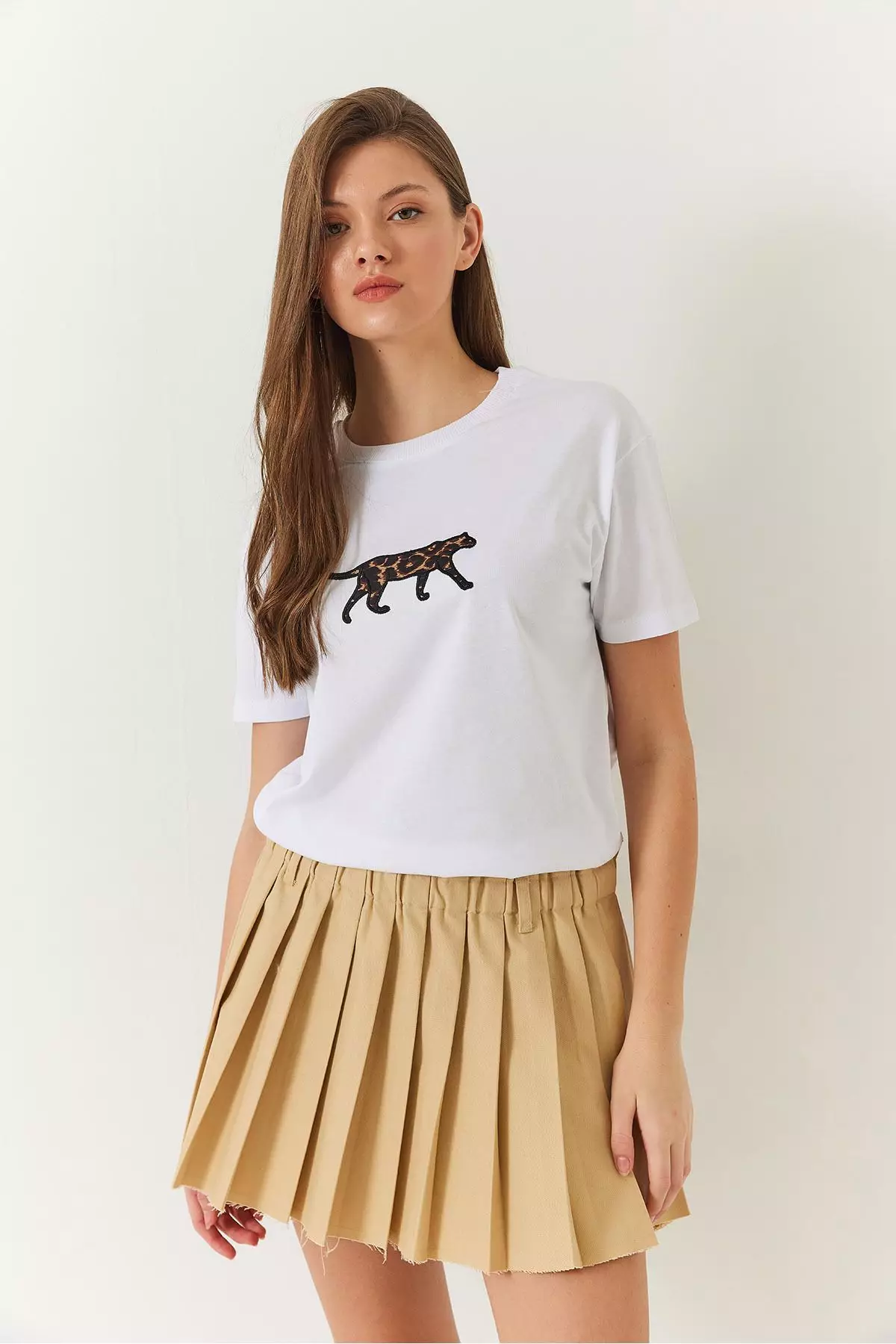 Women's Leopard Print T-Shirt 60602006