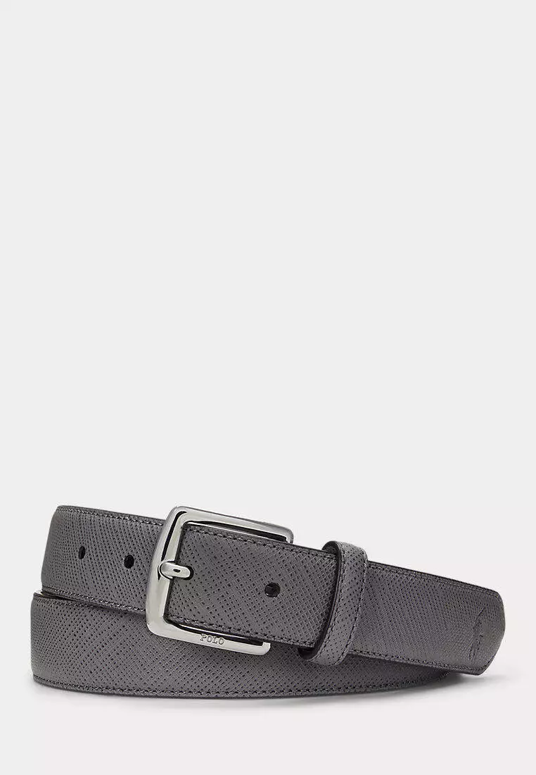 Buy Polo Ralph Lauren Saffiano Leather Belt Online | ZALORA  display picture 3