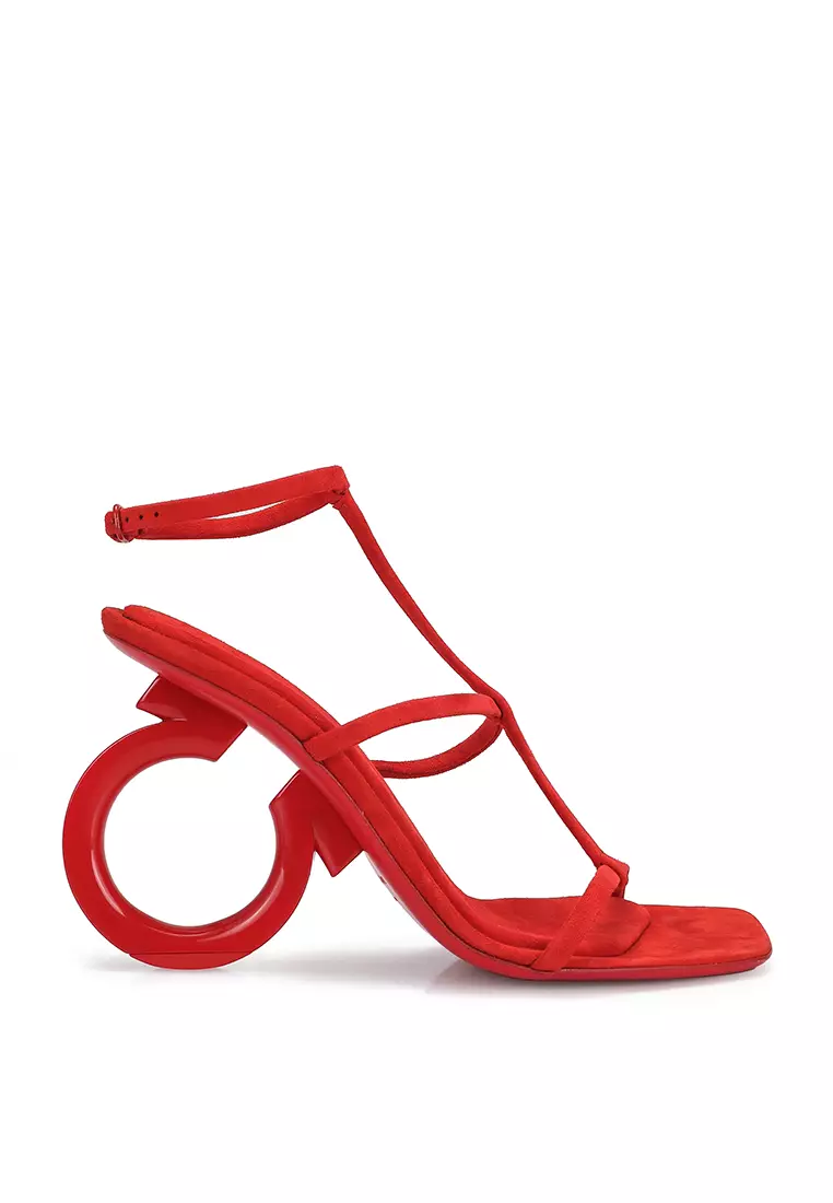 Discount on Salvatore Ferragamo  shoes - SKU: Elina Sandals Heels (Ik)