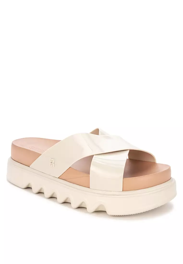 Cozy Cross Platform Ad Sandals