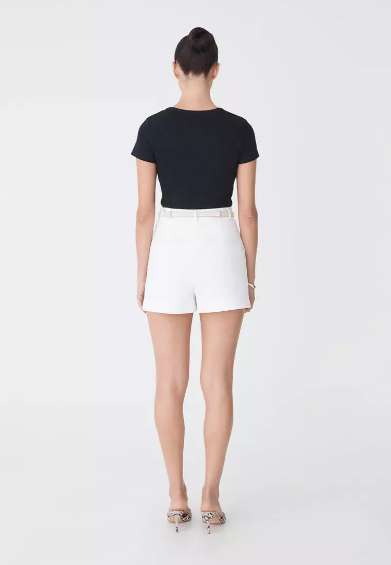 Devon Scoop Neck Rib Tee