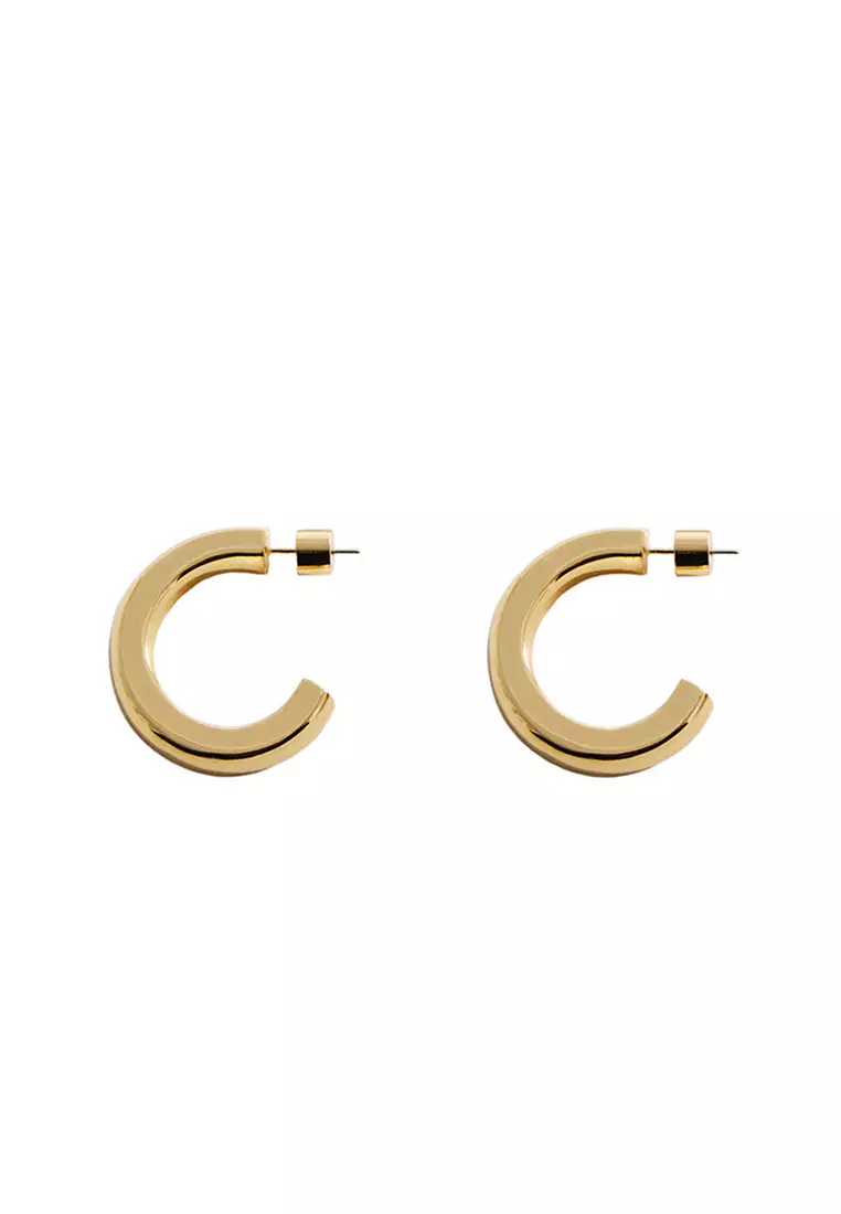 Mango gold hoops sale
