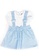 Toffyhouse white and blue Toffyhouse one piece suspender dress E5A93KA869633EGS_1