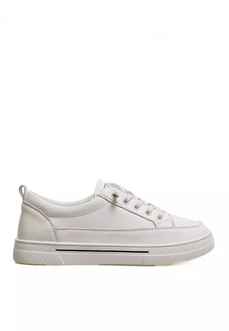 Discount on Twenty Eight Shoes  shoes - SKU: VANSA Cow Leather Lace Up Sneakers VSW-T200613
