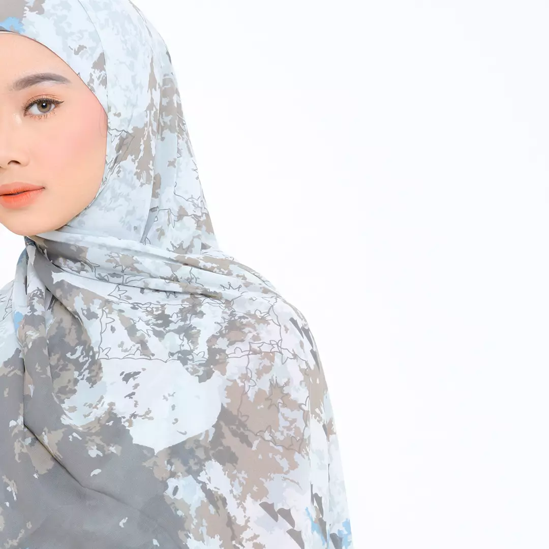 ZM Zaskia Mecca - Chica Steel Pashmina Instant - Jelita Indonesia - Edisi Lamun Ombak