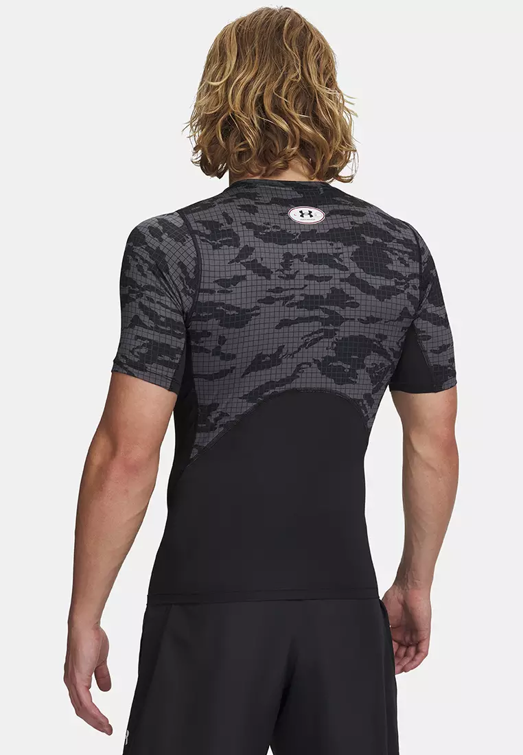 HeatGear® Printed Men's Short Sleeves Top