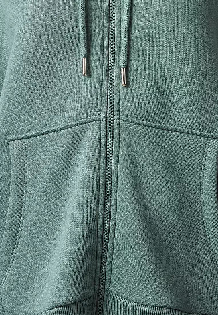 Oversized Zip Hoodie