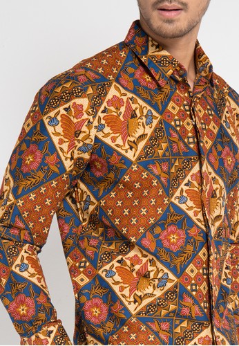 Jual Danar Hadi Kemeja Panjang Batik Print Motif Tambal 