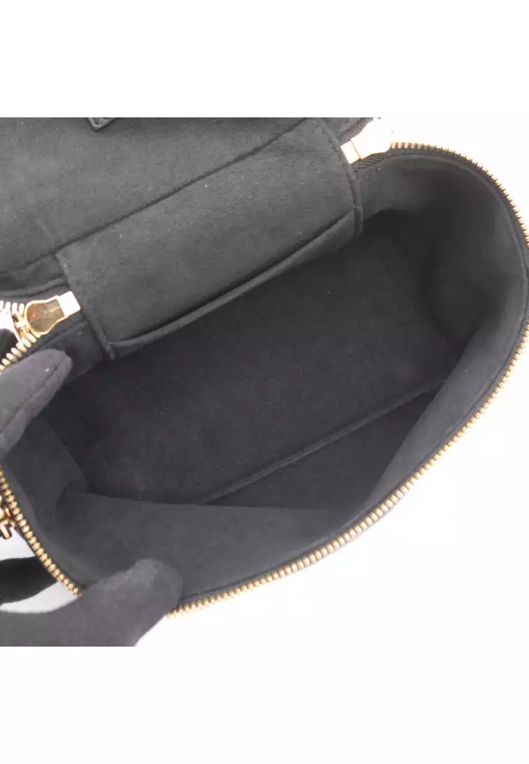 Pre-Loved Louis Vuitton Vanity PM monogram ink 2WAY Handbag vanity bag leather black