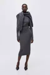 Grey Melange Medium Dusty