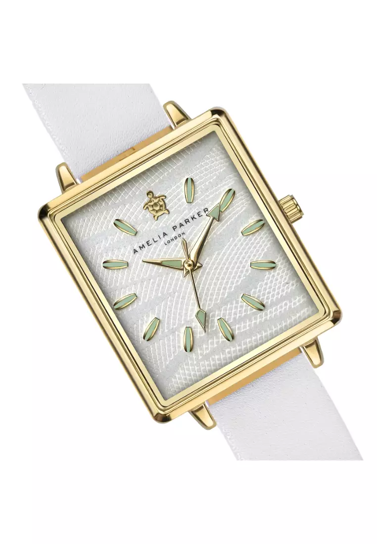 Elegant Amelia Parker Women's Watch & Jewelry Set