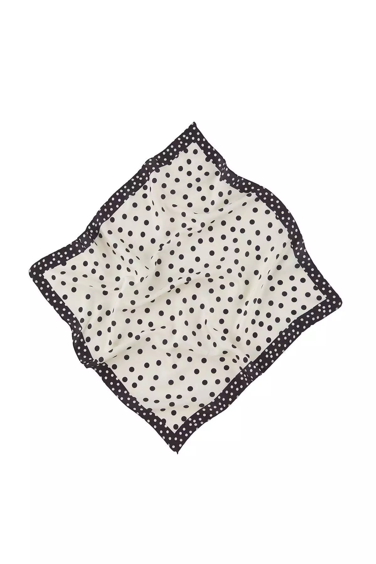 Black-White Patterned 50*50cm 2-Pack Scarf Accessory
