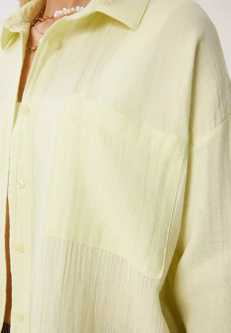 Oversize Basic Muslin Shirt