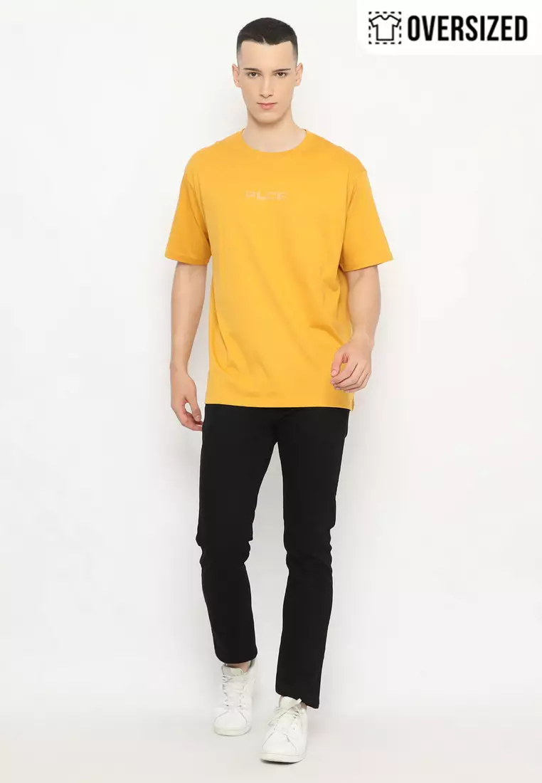 POLICE T-Shirt Print 3D Cotton Combed Oversized Pria 2239230031