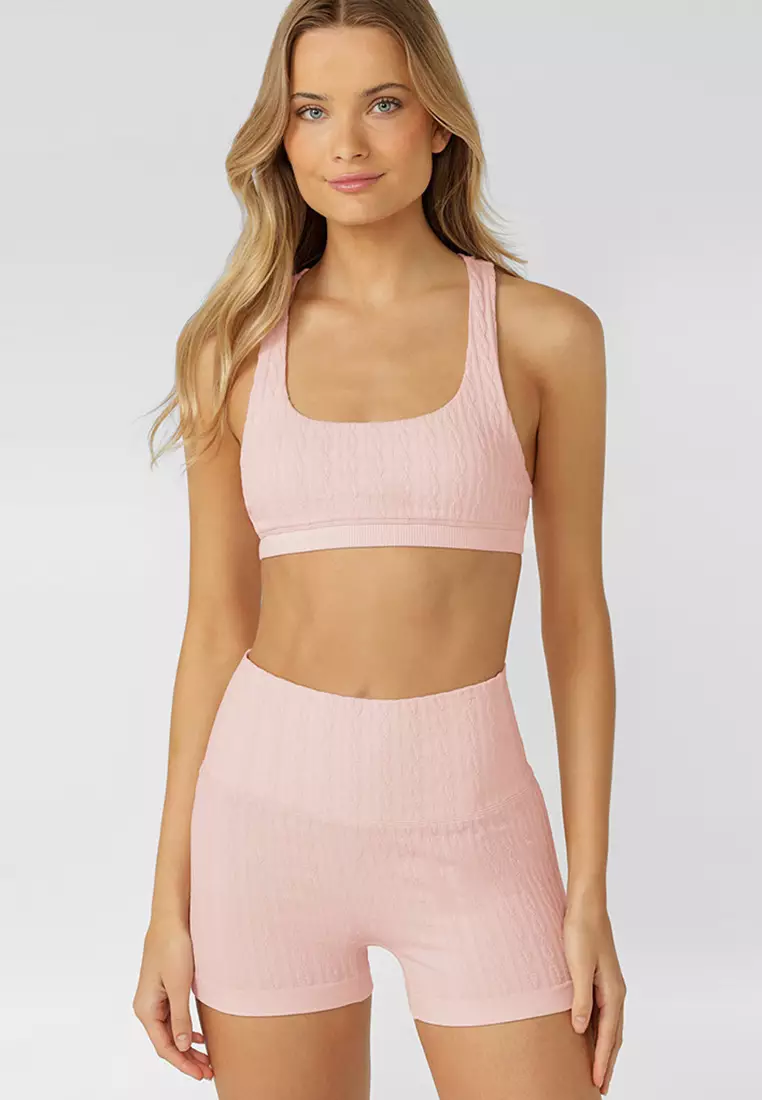 Cable Seamless Sports Bra