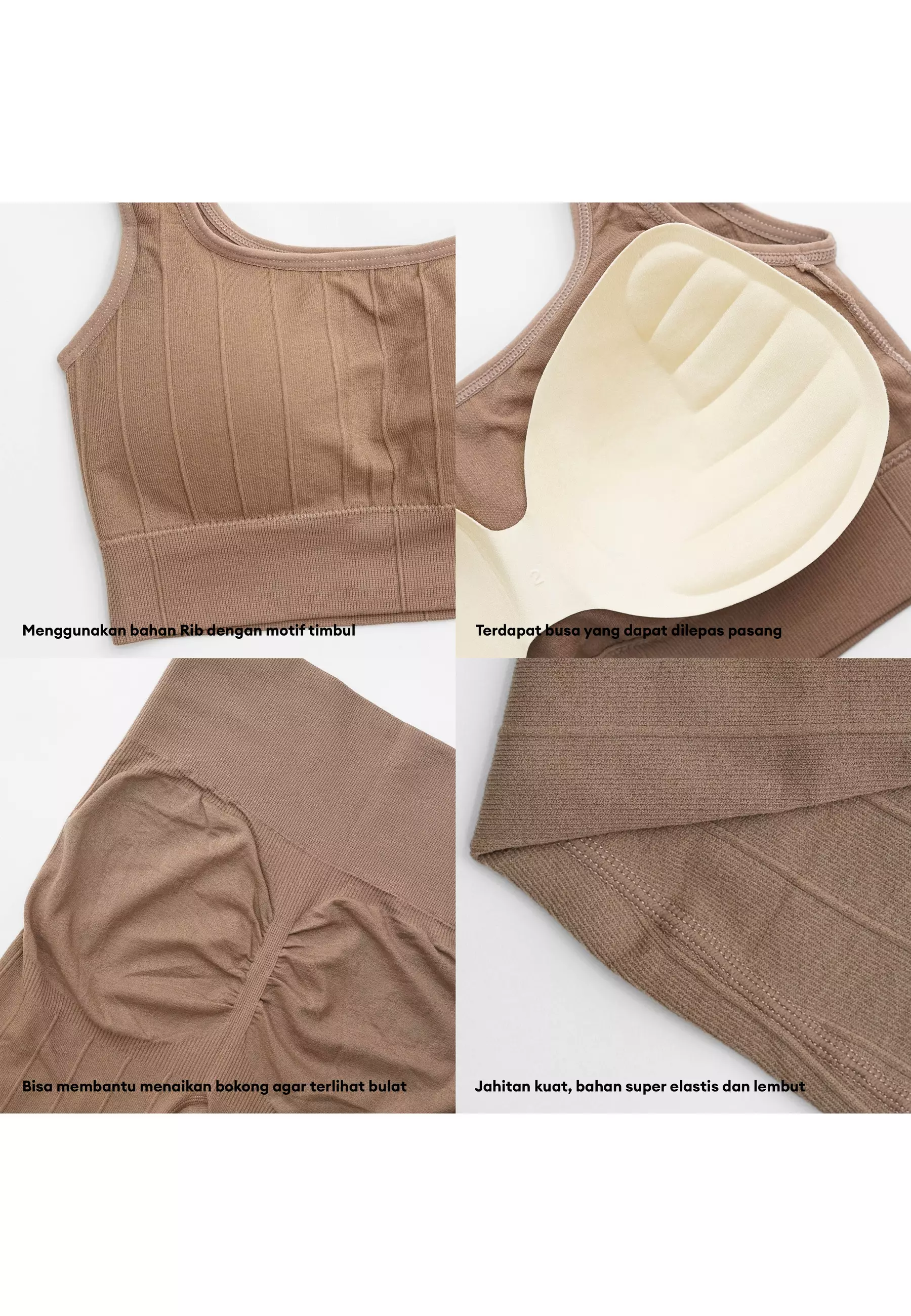 You’ve ( YouHave ) Setelan Set Pakaian Olahraga Baju Olahraga Sport Bra Senam Aerobik Zumba Yoga Gym Fitness Sportwear Set Wanita Perempuan Y00001