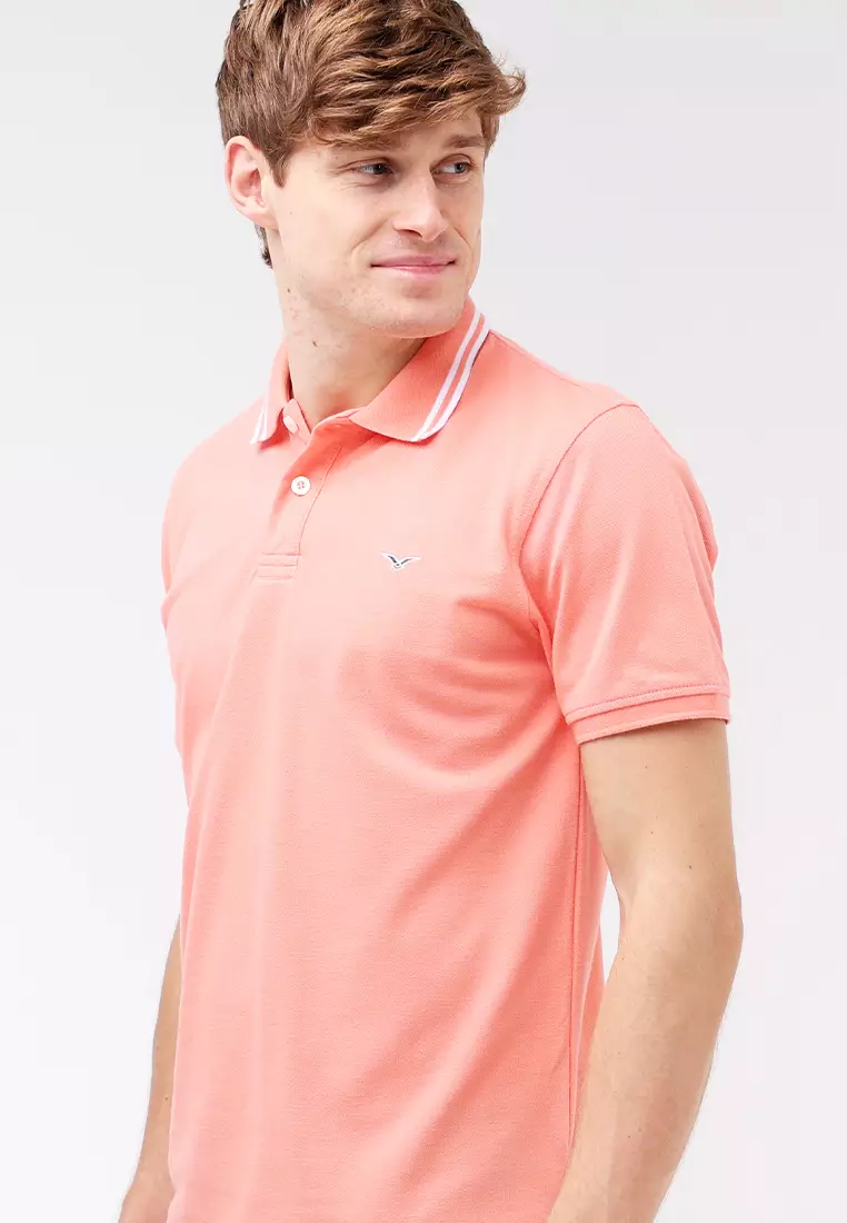 Cvc Collared Shirt Pique