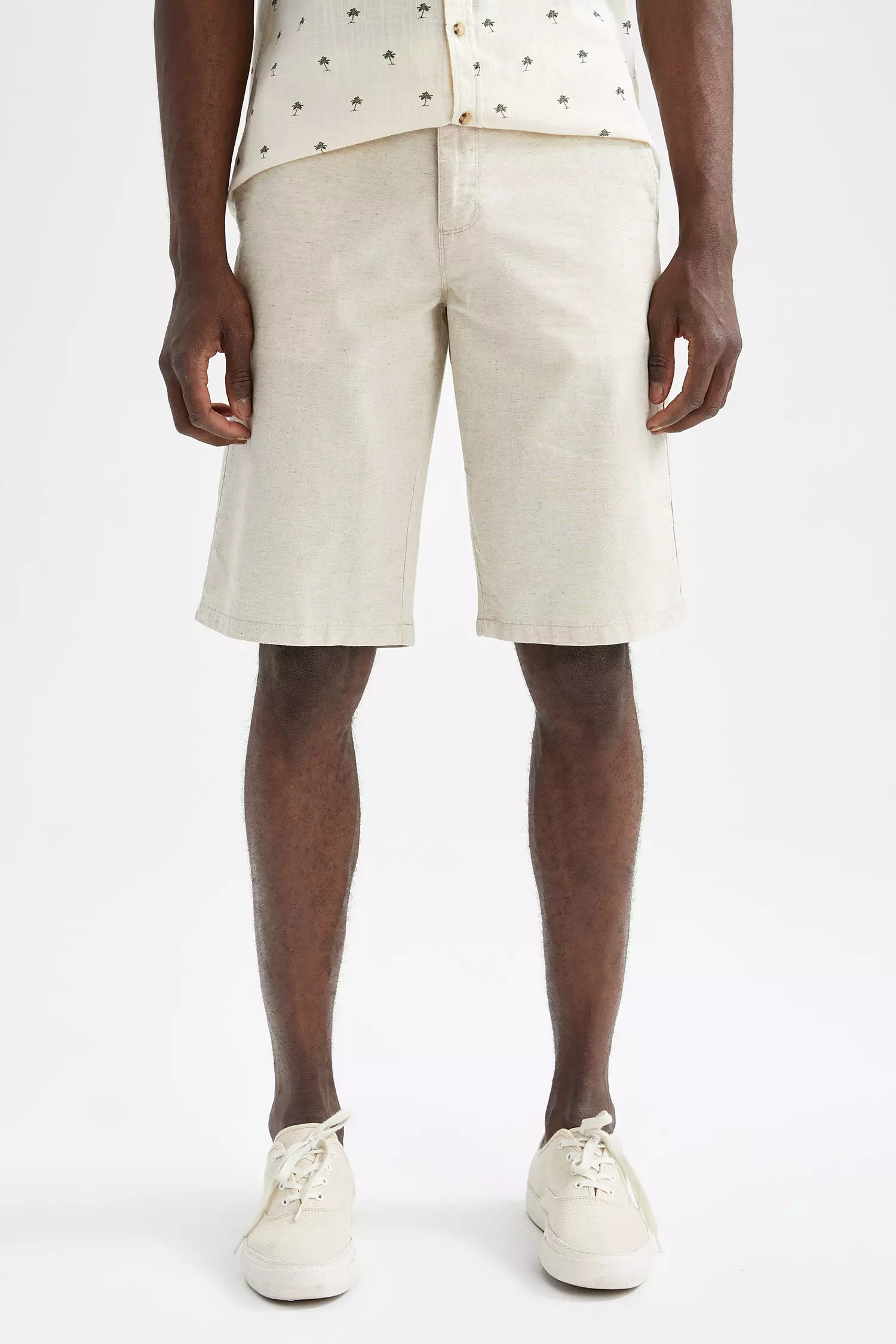 DeFacto Regular Fit Linen Bermuda Shorts 2024 | Buy DeFacto Online | ZALORA  Hong Kong
