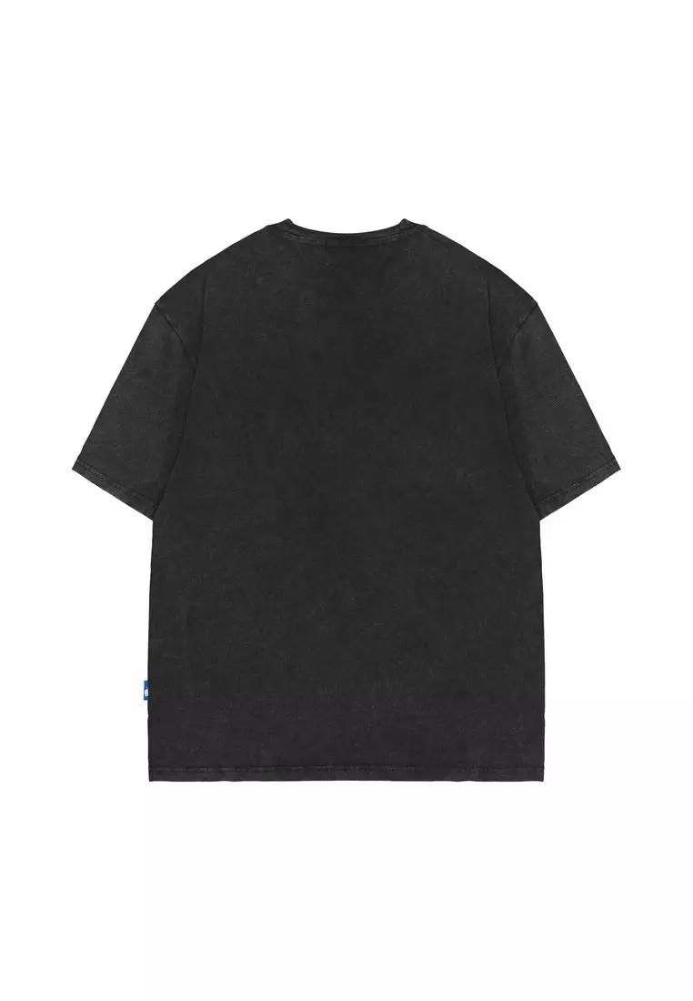 Moutley Men's T-Shirt Short Sleeve Oversized Fit Cotton 16s Anti Hero OL-210725