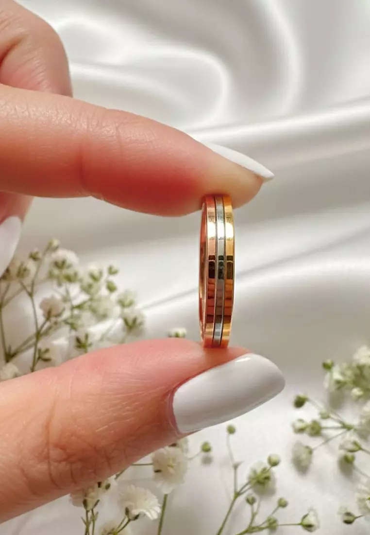 White Gold Simplicity Slim Ring