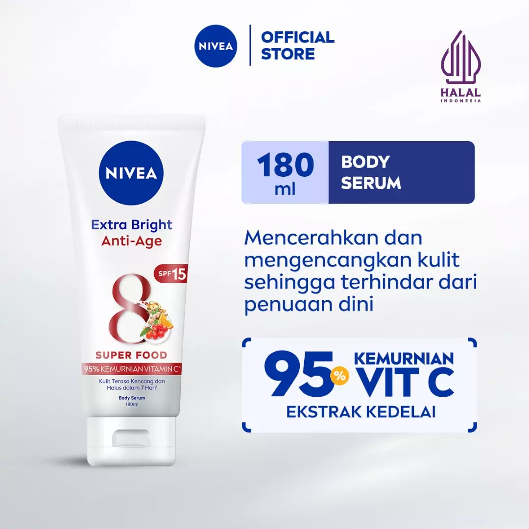 NIVEA Body Serum Extra Bright Day & Night - Anti Age + Night Nourish