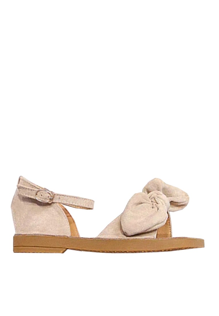VANSA Simple Bow Flat Sandals VSW-S222