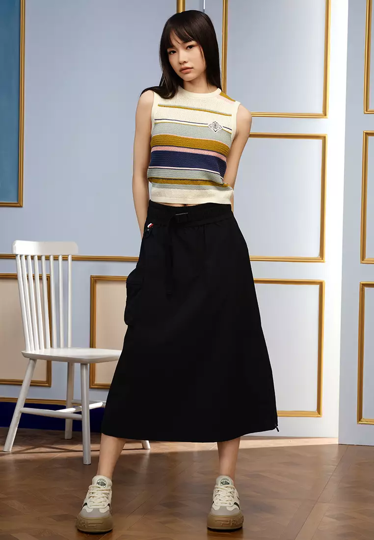 WOMEN'S CARGO MIDI SKIRT