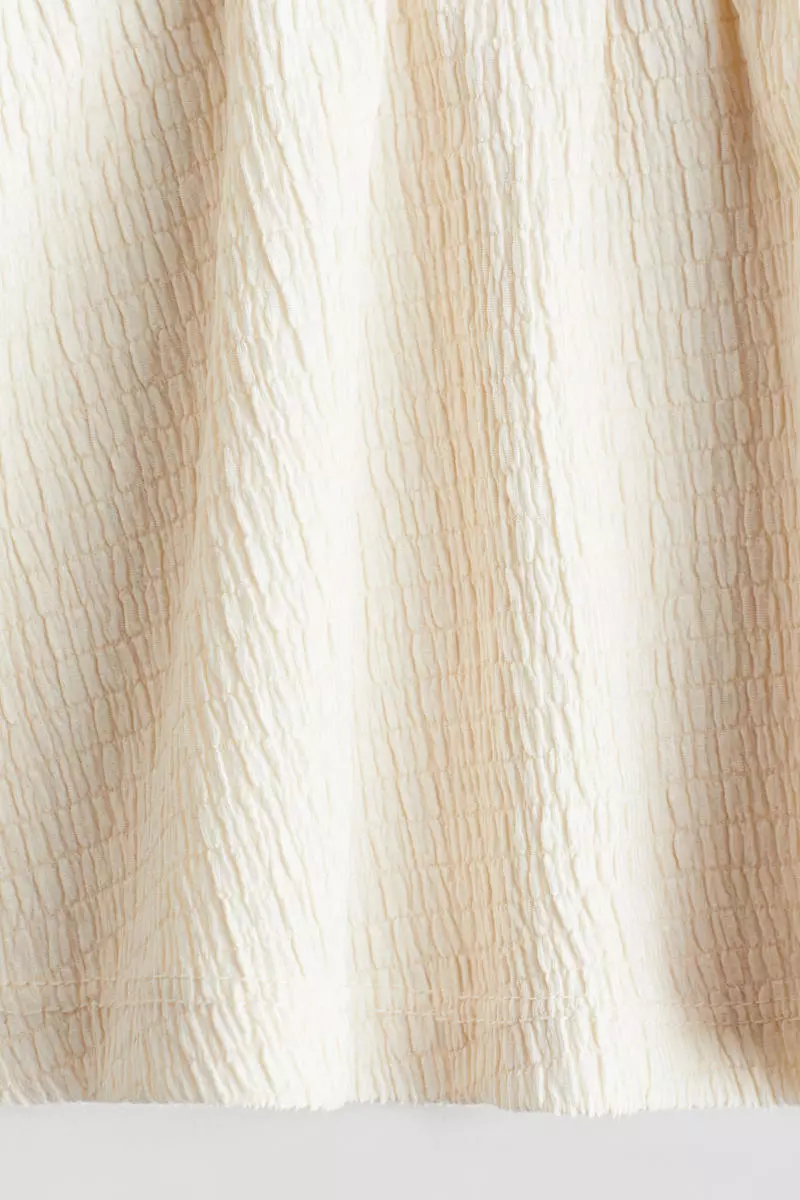 Crinkled jersey skirt