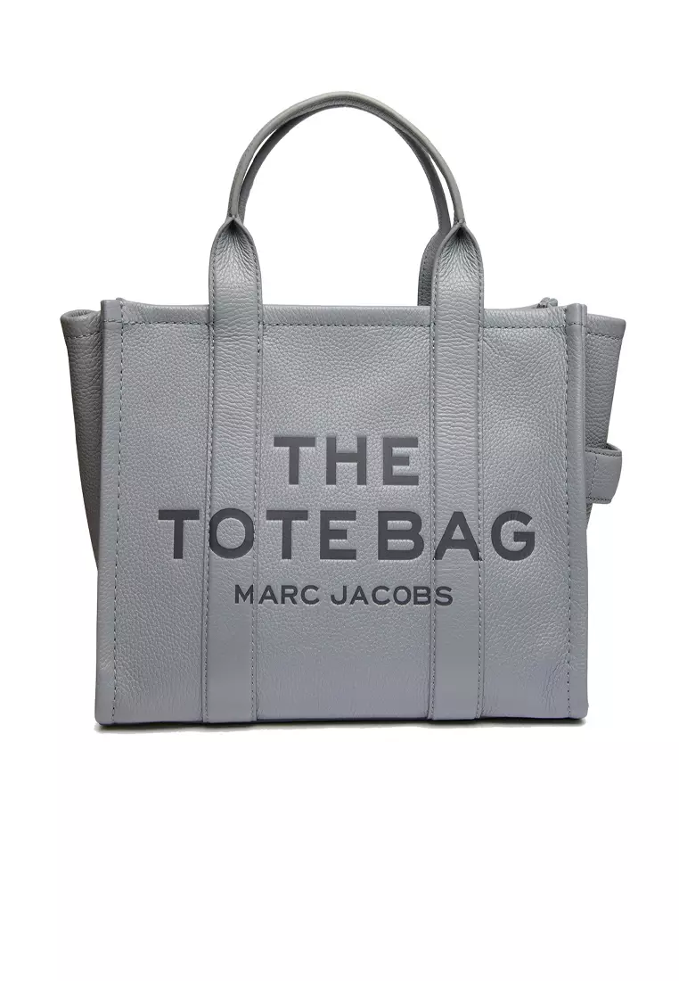 The Leather Medium Tote Bag Wolf Grey H004L01PF21