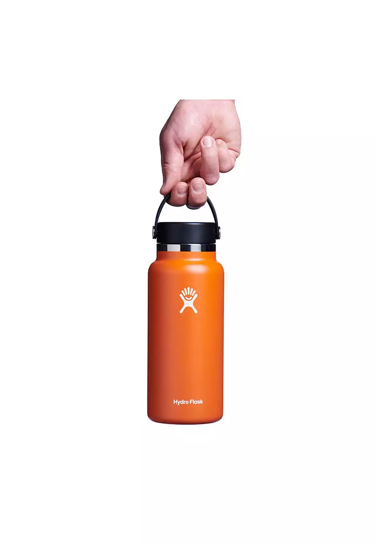 Hydro Flask 32oz Wide Mouth Water Bottle with Flex Cap & Boot Geyser