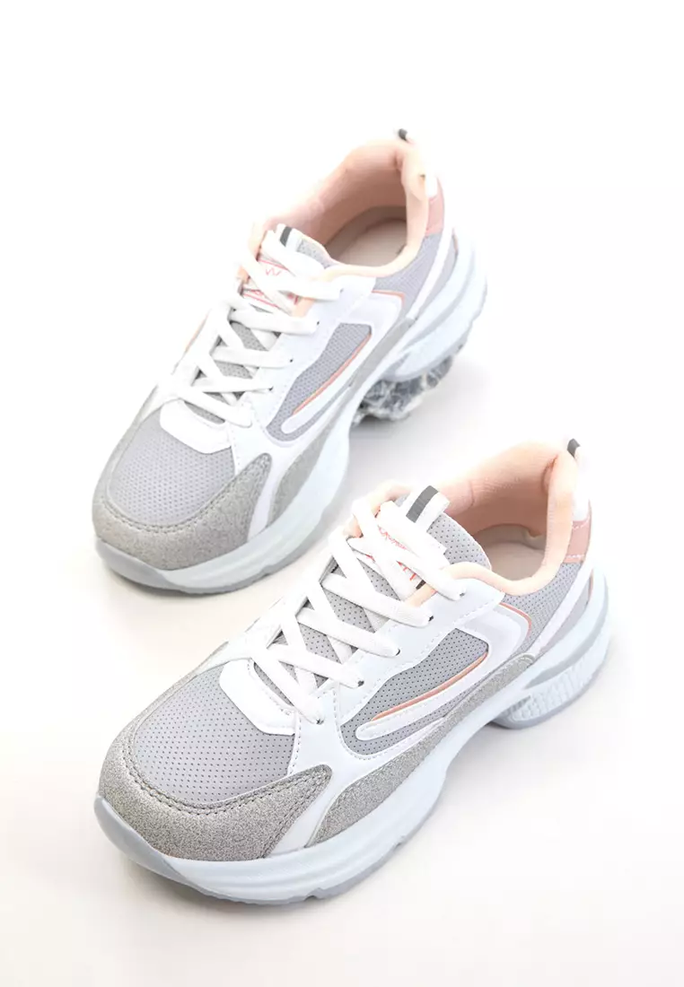 Ice-White-Powder Women's Sneaker 19686