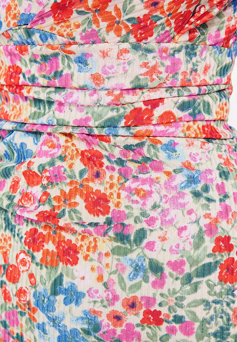 One-Shoulder Draped Dress