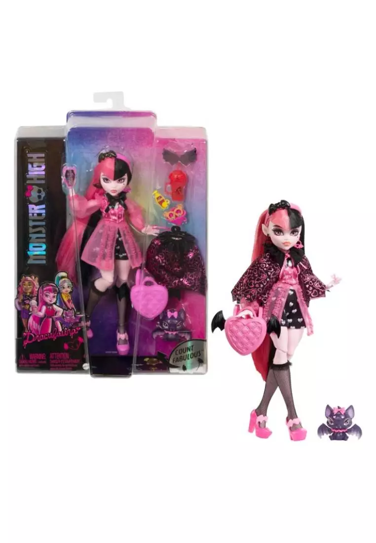 Buy Monster High Monster High Draculaura Doll With Pet And