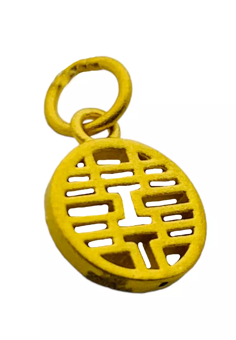 LITZ 999 (24K) Gold  Pendant EP0339 (0.71g+/-)
