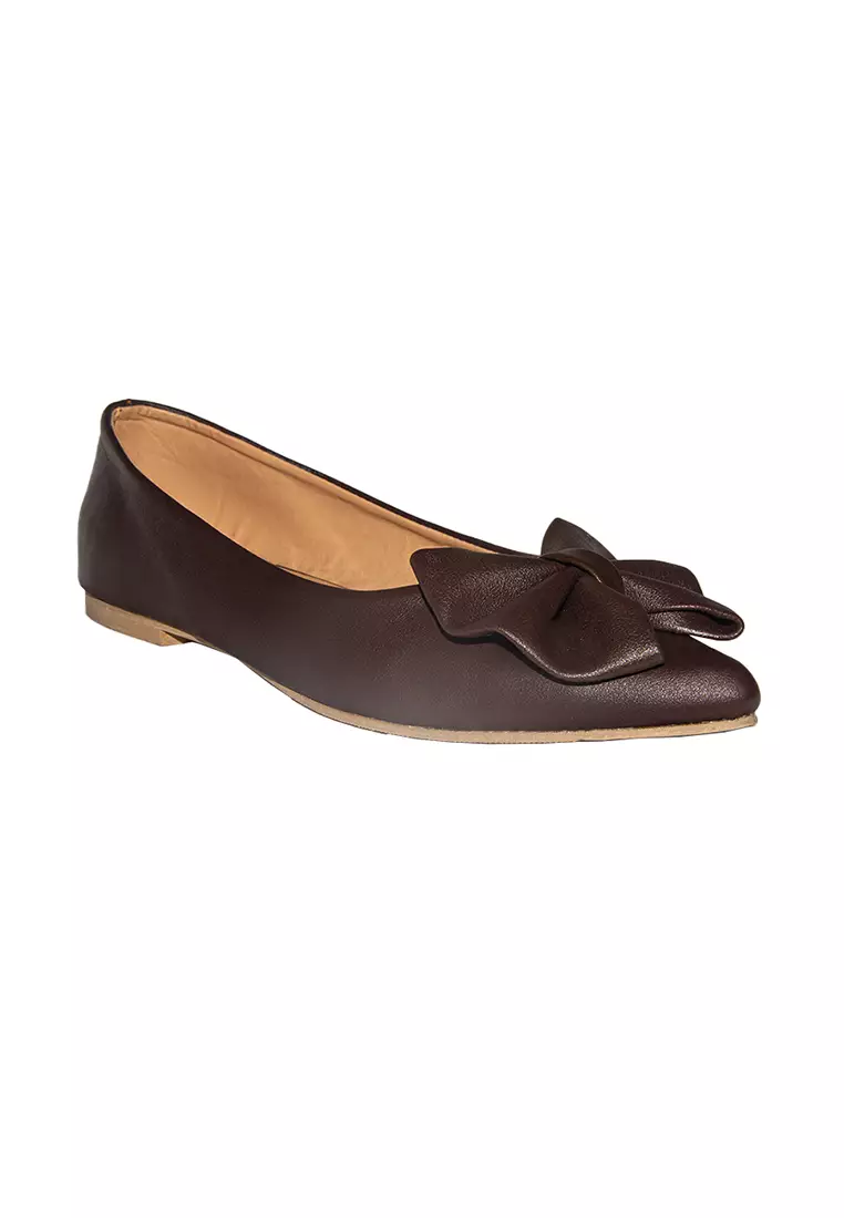 Discount on Cardam's Lifestyle  shoes - SKU: Ecla Lne 00059 Dark Brown Flats