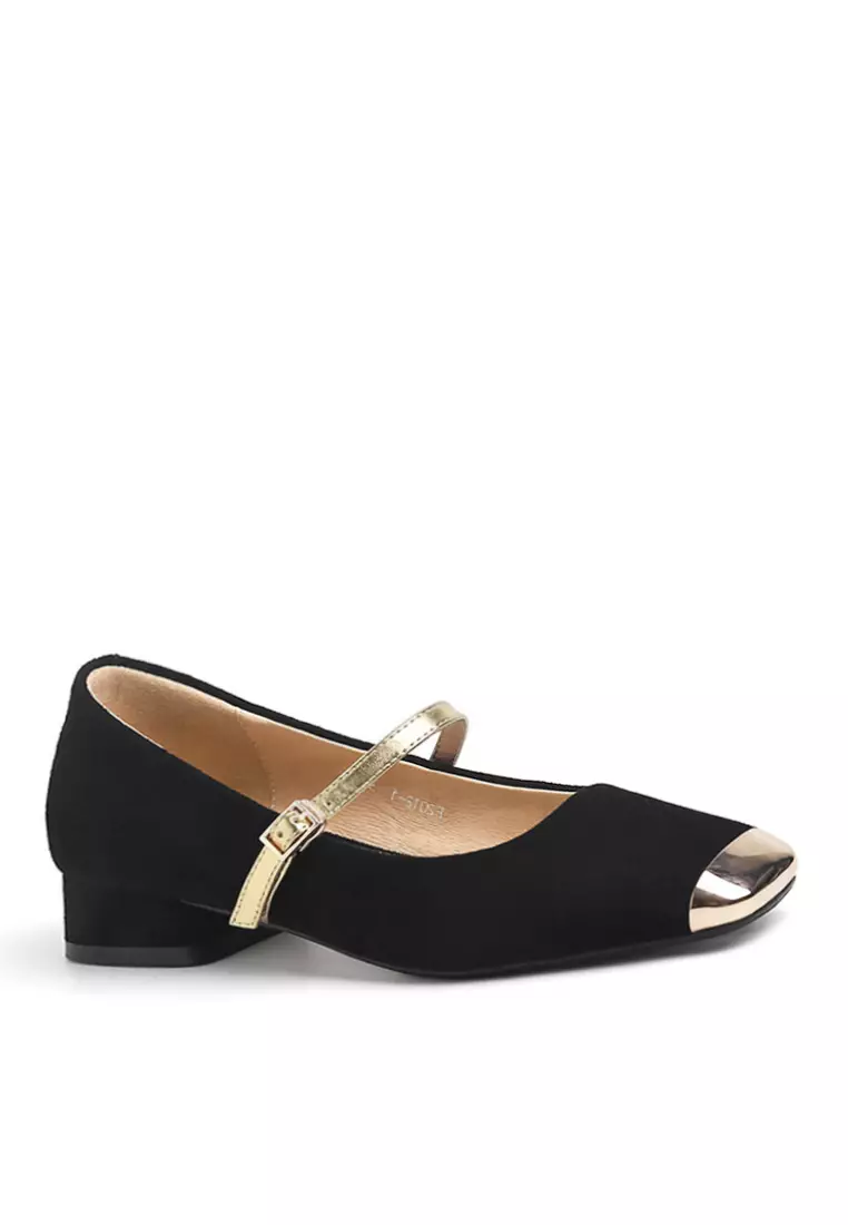 Discount on Twenty Eight Shoes  shoes - SKU: VANSA Leather Square Toe Buckle Mary Jane Shoes VSW-F-31232