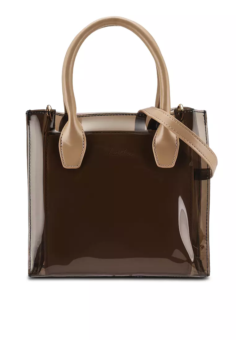 Pvc discount shoulder bag
