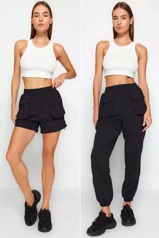 Sporty Convertible Zip Pants