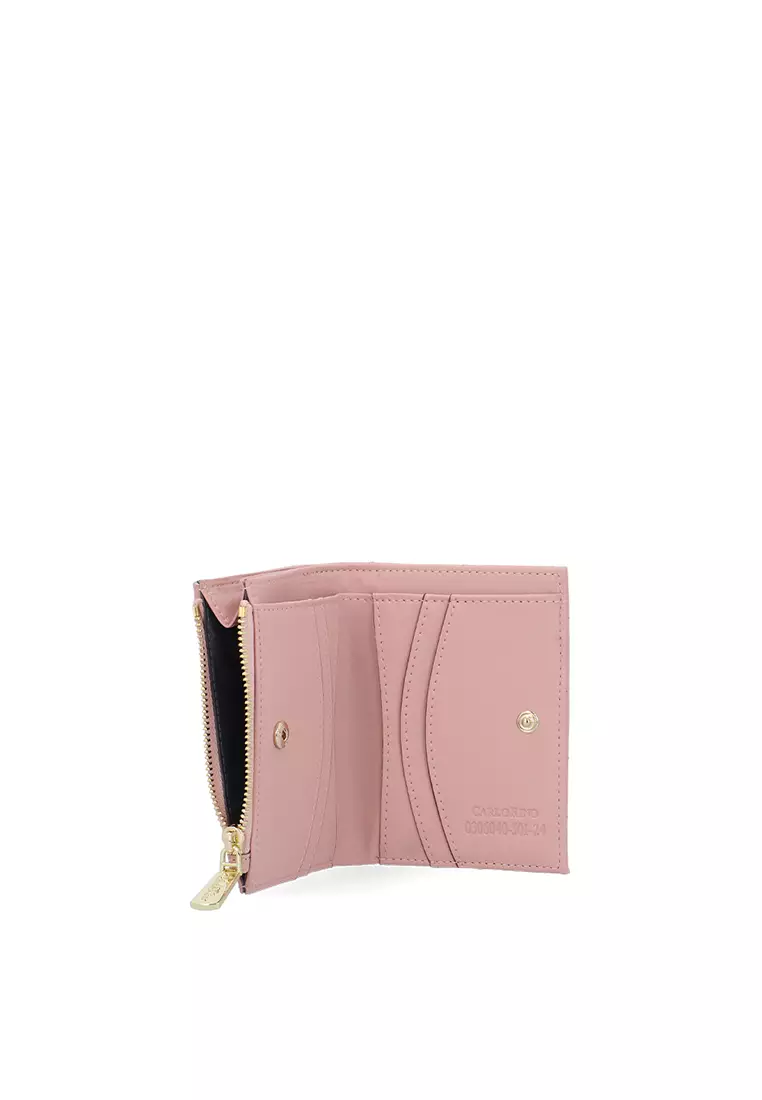 Buy Carlo Rino The Amora 2-Fold Wallet - Pink 2026 Online | ZALORA