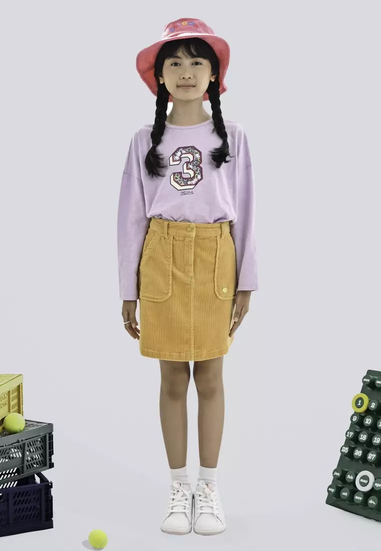 Kids Girl's Short Skirt Corduroy C051023