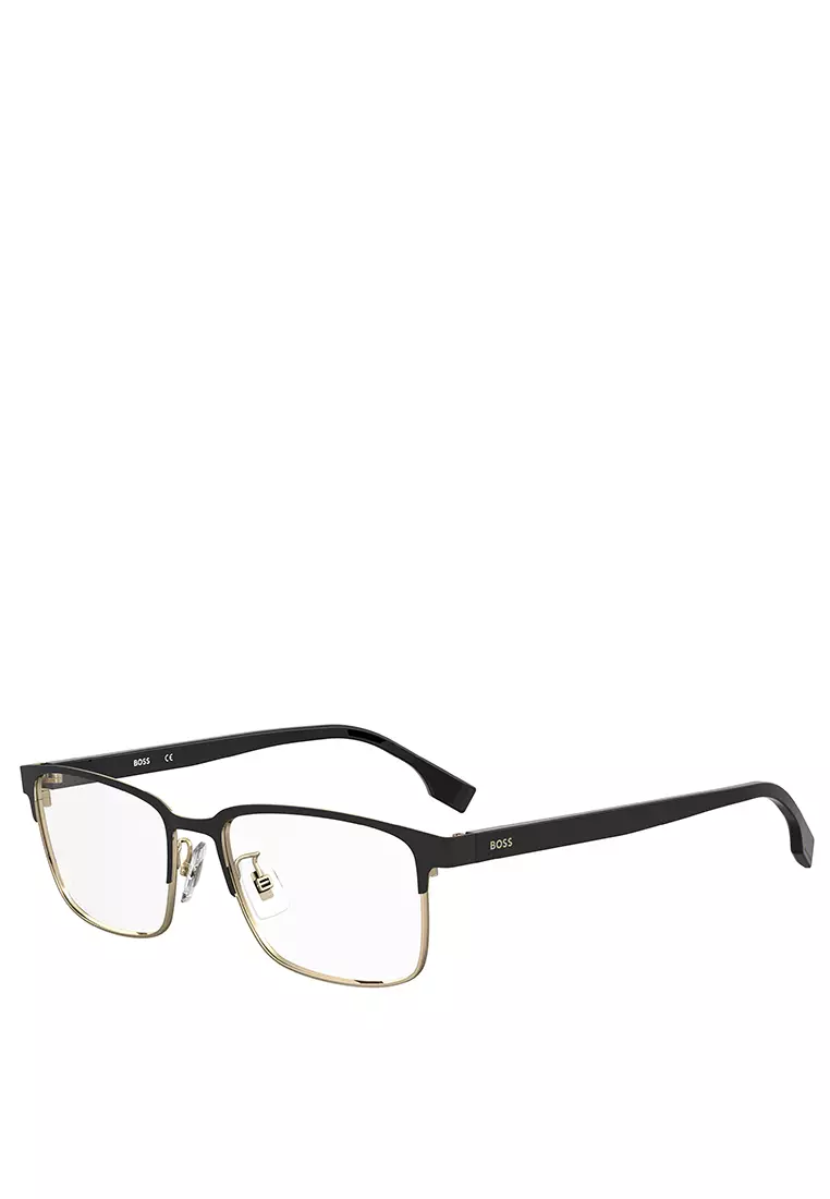 BOSS Optical glasses BOSS 1476/F-2M2, SQUARE Shape with BLACK GOLD Color