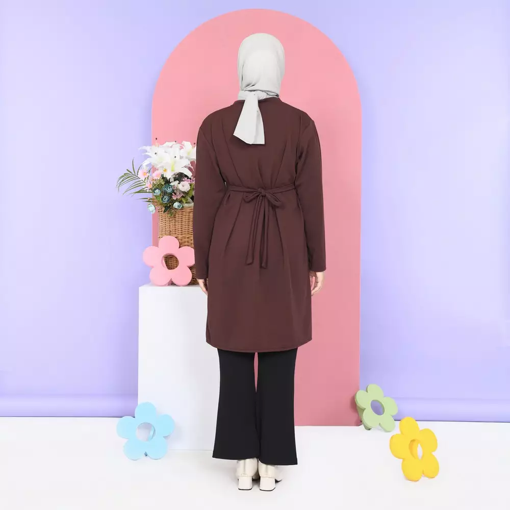 Arry Tunic Knit - Mahogany M19661 R24S1