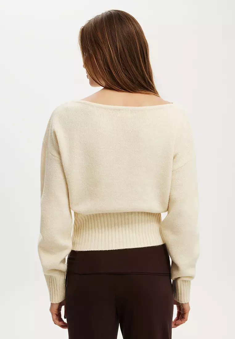 Softest Luxe Off Shoulder Knit Sweater