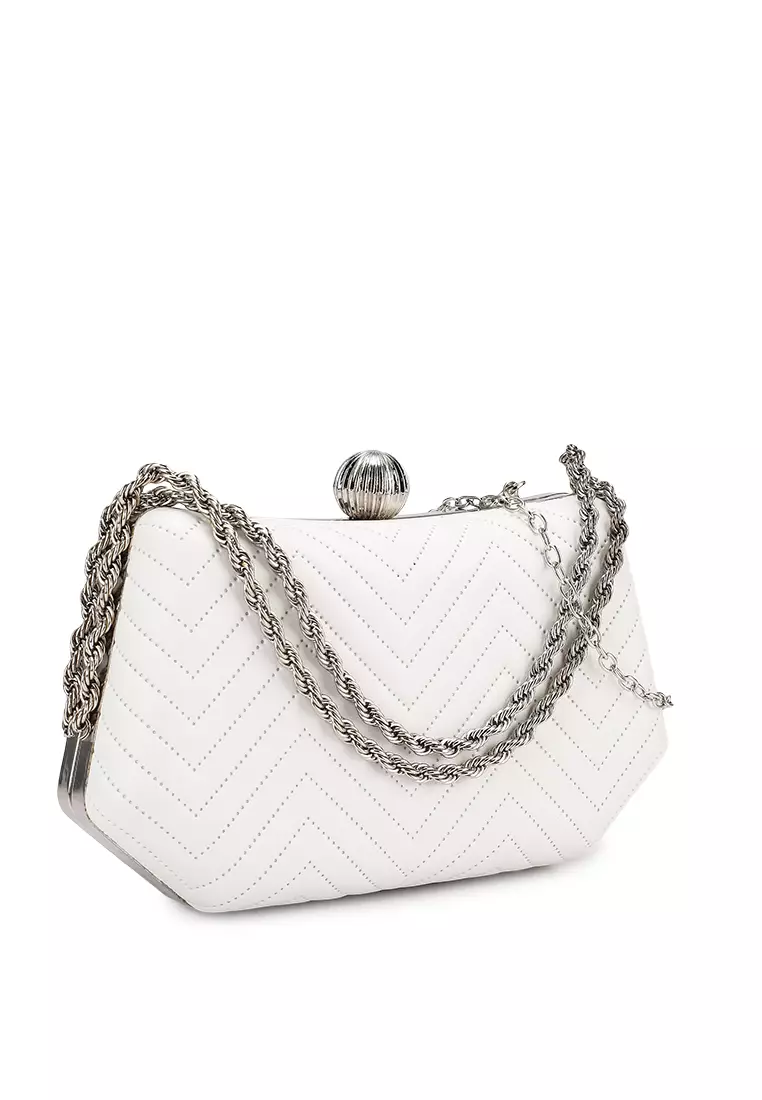 White clutches online sale
