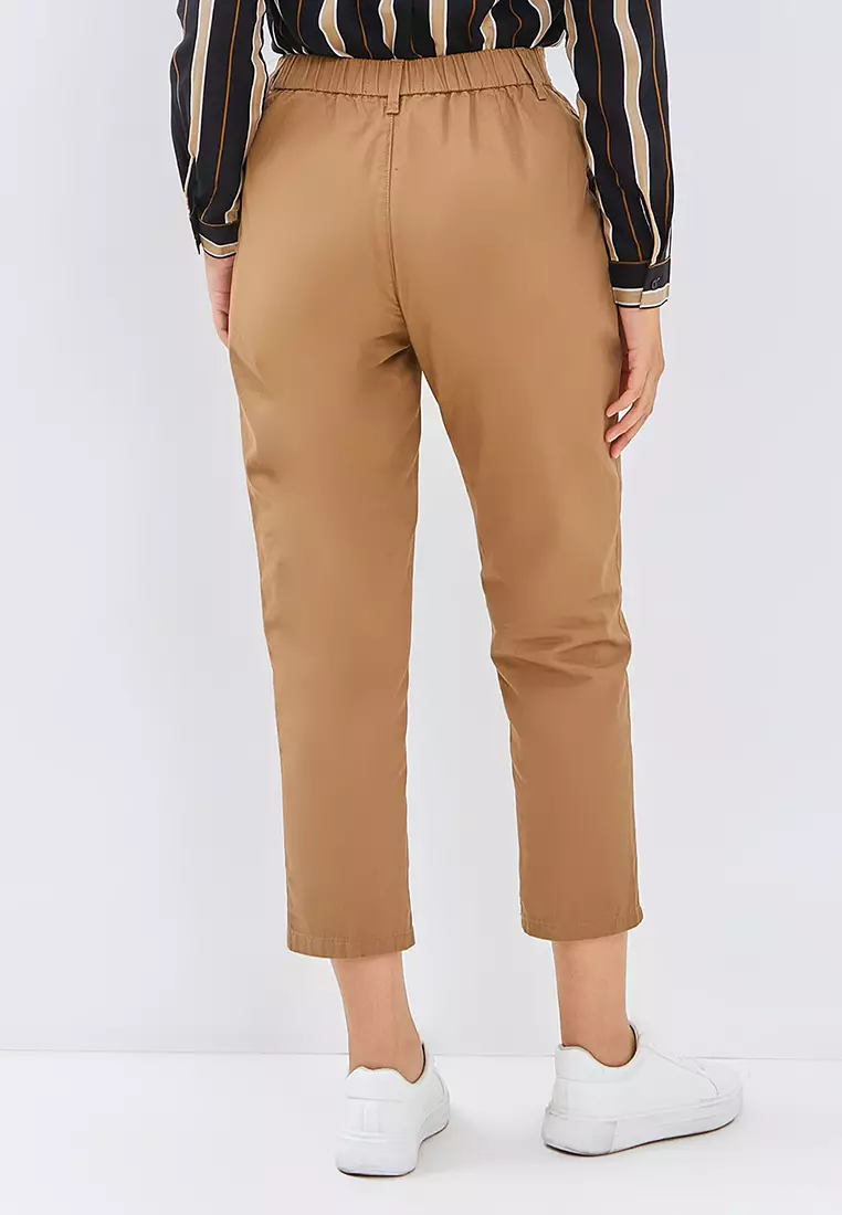 C2 Welvey Brown Pants Wanita