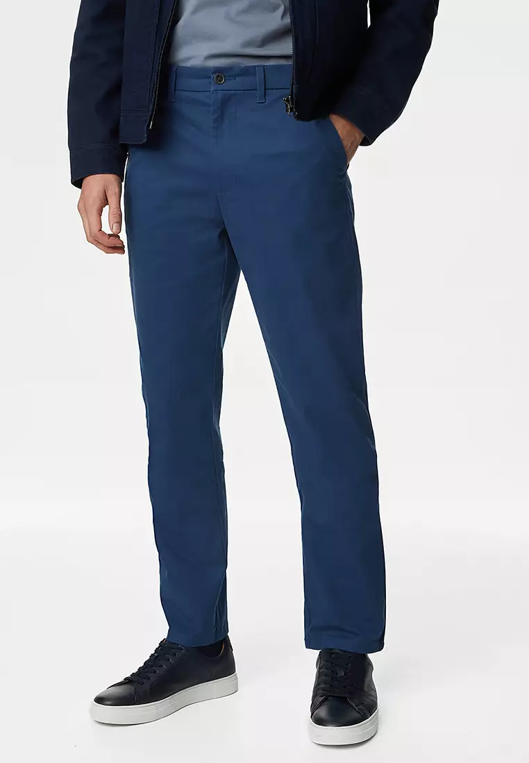 Regular Fit Stretch Chinos