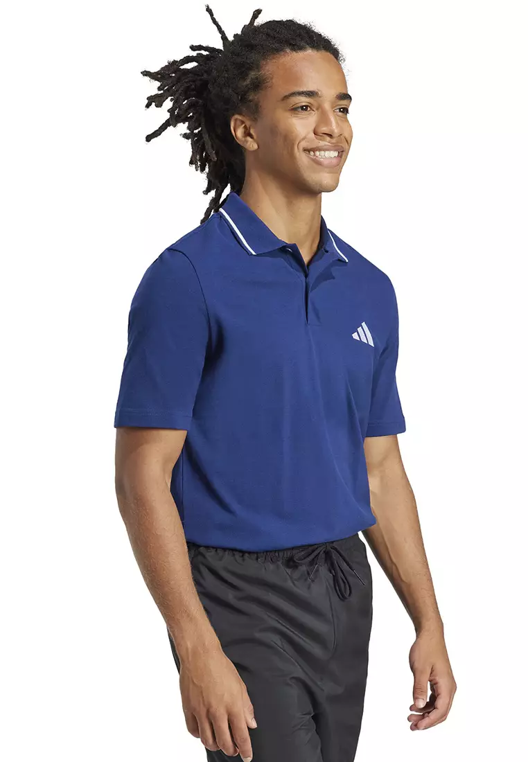 Essentials Small Logo Piqué Polo Shirt