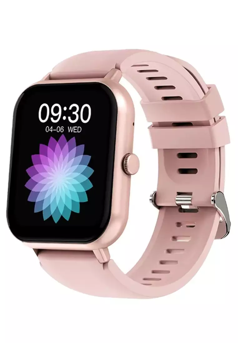 Smart wear watch pink best sale